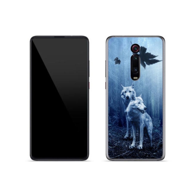 Gél borítás mmCase a Xiaomi Mi 9T-hez - farkasok az erdőben