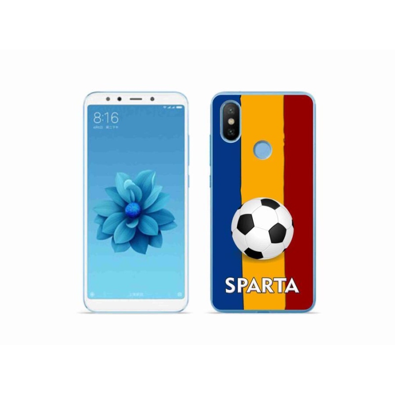 Gél borítás mmCase a Xiaomi Mi A2 - futball 1 számára