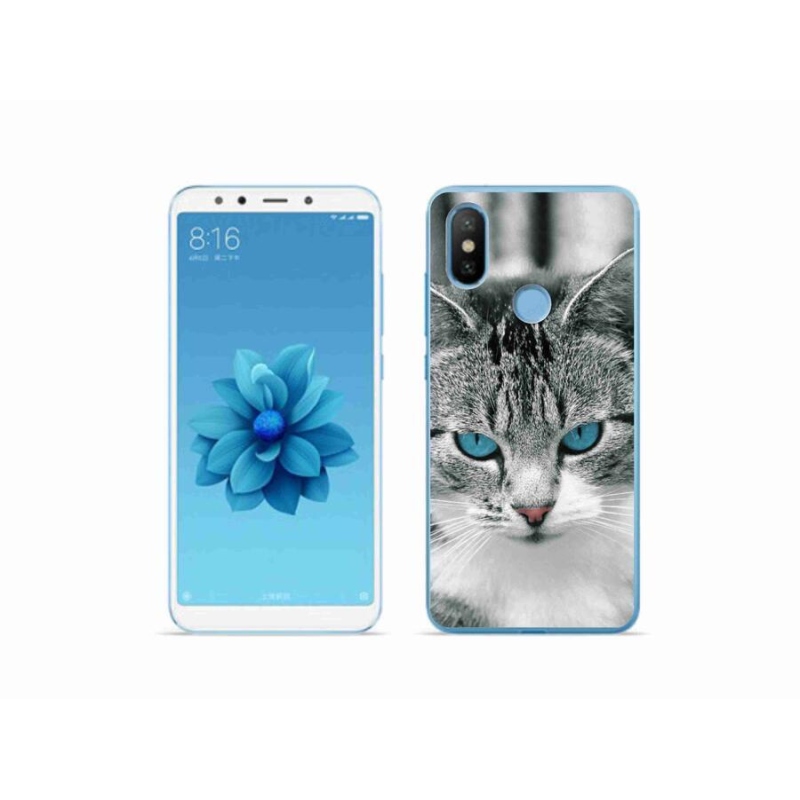Gél borítás mmCase a Xiaomi Mi A2-hez - macska nézet 1