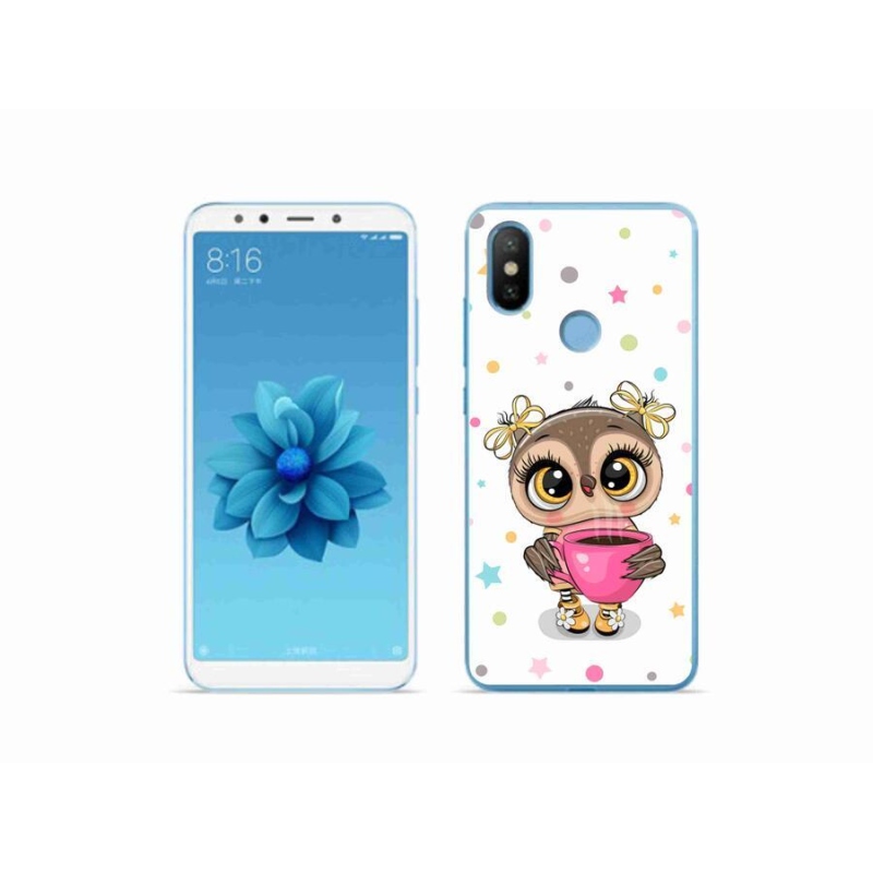 Gél borítás mmCase a Xiaomi Mi A2-hez - rajzfilm bagoly