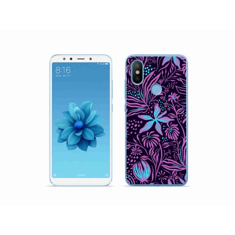 Gél borítás mmCase a Xiaomi Mi A2 - virágok 2