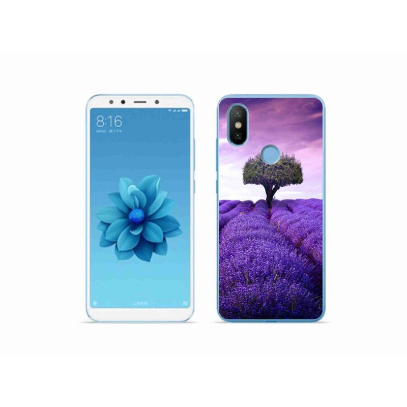 Gél borítás mmCase a Xiaomi Mi A2 készülékhez - levendula rét