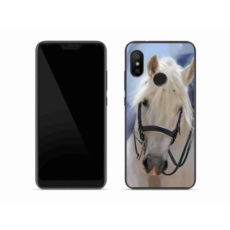 Gél borítás mmCase a Xiaomi Mi A2 Lite készülékhez - fehér ló