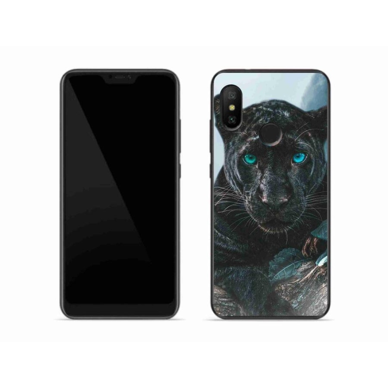 Gél borítás mmCase a Xiaomi Mi A2 Lite készülékhez - fekete párduc