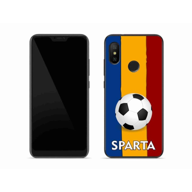 Gél borítás mmCase a Xiaomi Mi A2 Lite készülékhez - futball 1