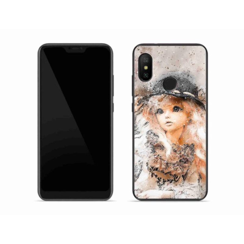 Gél borítás mmCase a Xiaomi Mi A2 Lite készülékhez - lány kalapban