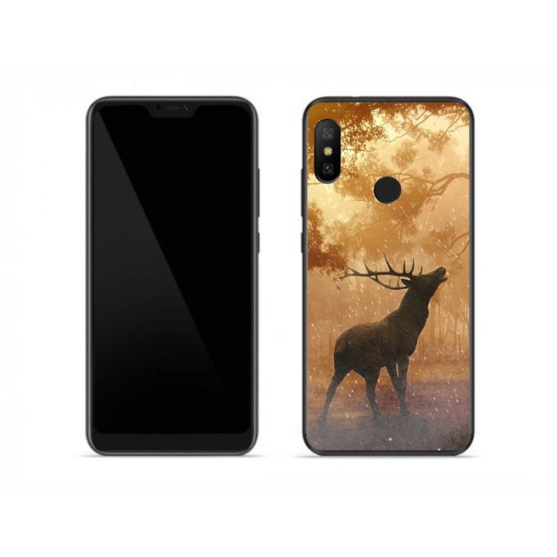 Zselés borítás mmCase a Xiaomi Mi A2 Lite számára - szarvas a vadászaton