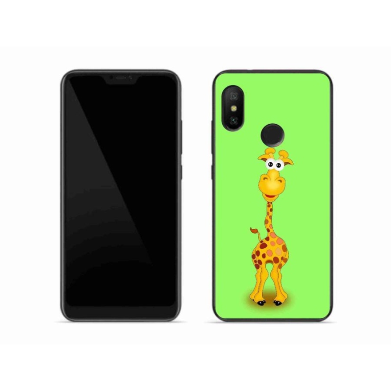 Gél borító mmCase a Xiaomi Mi A2 Lite készülékhez - rajzfilm zsiráf