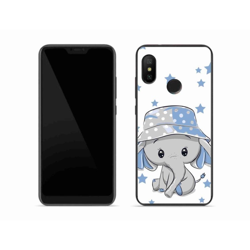 Gél borítás mmCase a Xiaomi Mi A2 Lite készülékhez - kék elefánt
