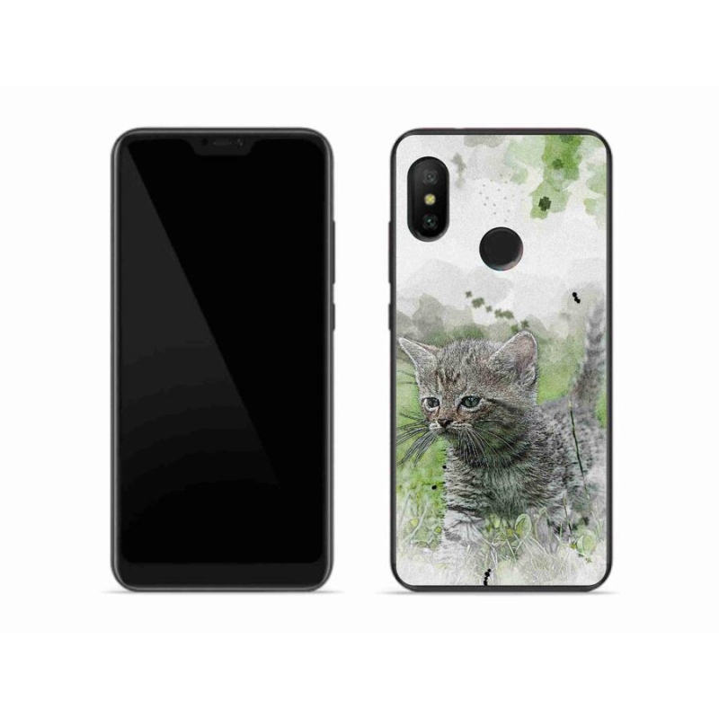 Gél borítás mmCase a Xiaomi Mi A2 Lite készülékhez - aranyos cica 1