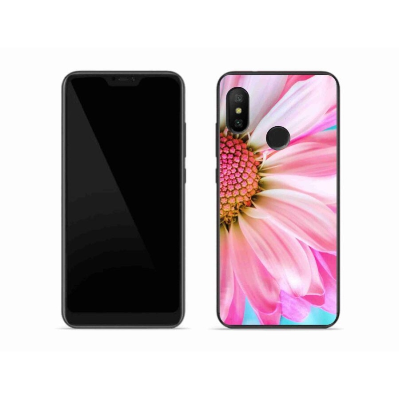 Gél borítás mmCase a Xiaomi Mi A2 Lite készülékhez - rózsaszín virág
