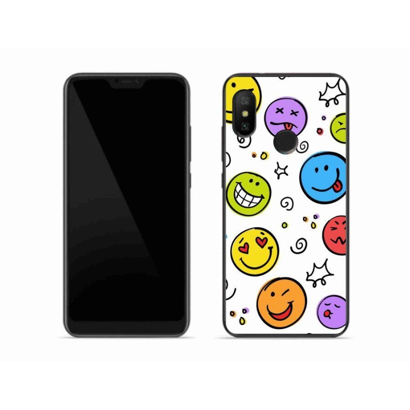 Gél borítás mmCase a Xiaomi Mi A2 Lite készülékhez - smiley-k