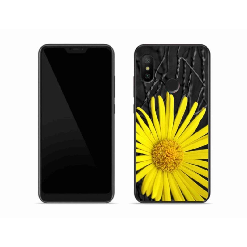 Gél borítás mmCase a Xiaomi Mi A2 Lite készülékhez - sárga virág