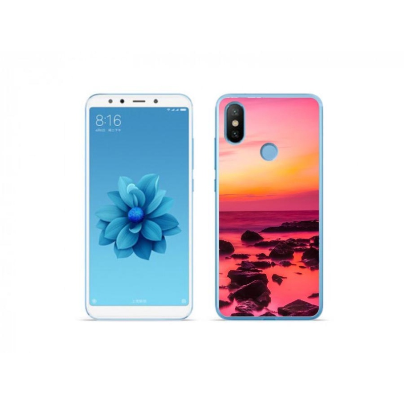 Gél borítás mmCase a Xiaomi Mi A2-hez - tenger és ragyogás