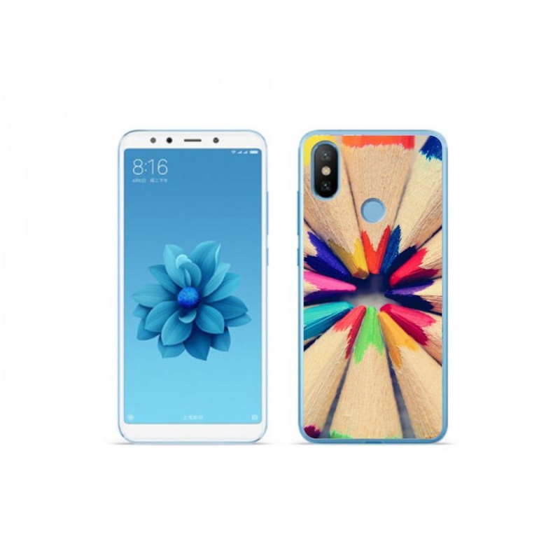 Gél borítás mmCase a Xiaomi Mi A2-hez - zsírkréták