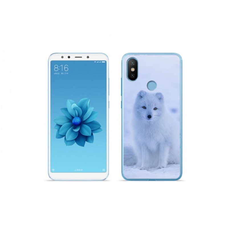 Gél borítás mmCase a Xiaomi Mi A2 készülékhez - polár róka