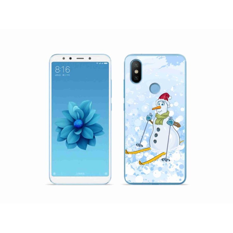 Gél borítás mmCase a Xiaomi Mi A2 készülékhez - hóember