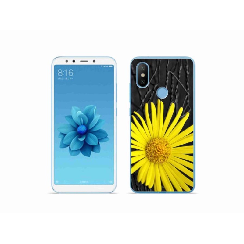 Gél borítás mmCase a Xiaomi Mi A2-hez - sárga virág