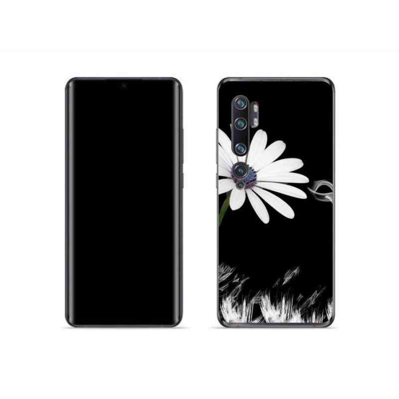 Gél borítás mmCase a Xiaomi Mi Note 10 készülékhez - fehér virág