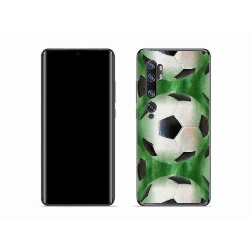 Gél borítás mmCase a Xiaomi Mi Note 10 számára - focilabda
