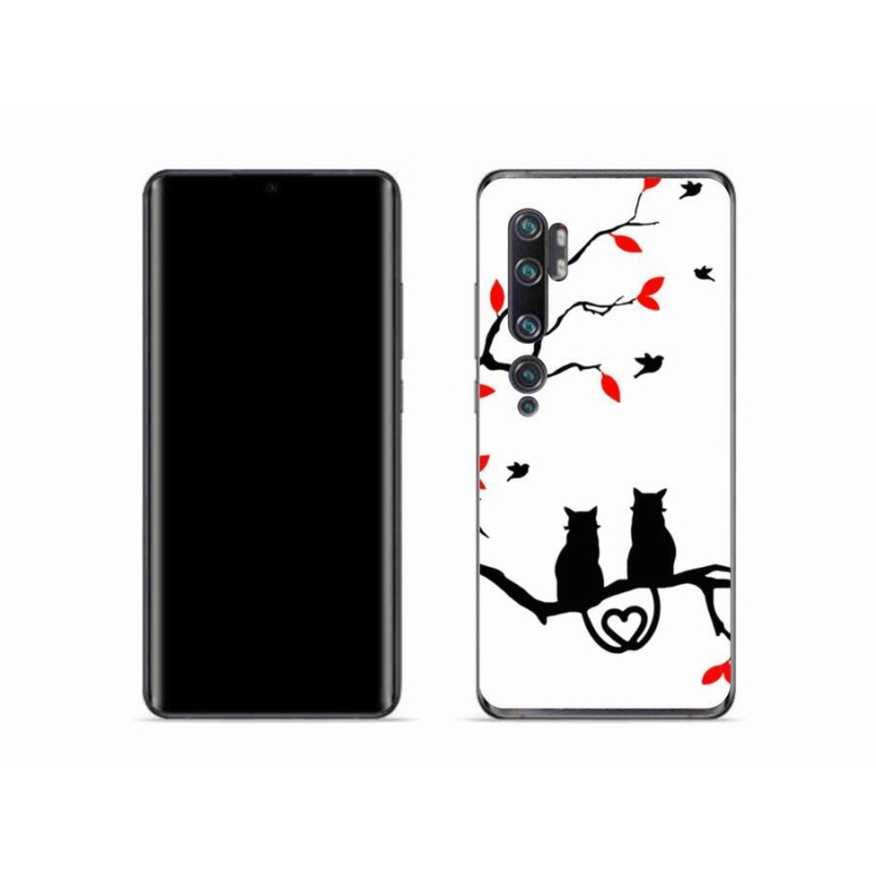 Gél borítás mmCase a Xiaomi Mi Note 10 készülékhez - macska szeretet