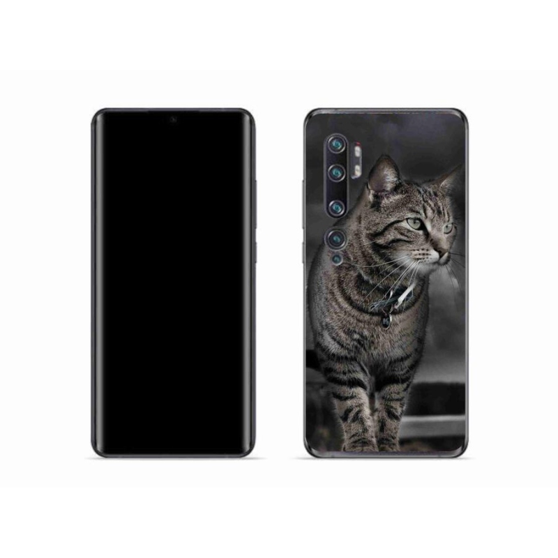 Zselés borítás mmCase a Xiaomi Mi Note 10 készülékhez - macska
