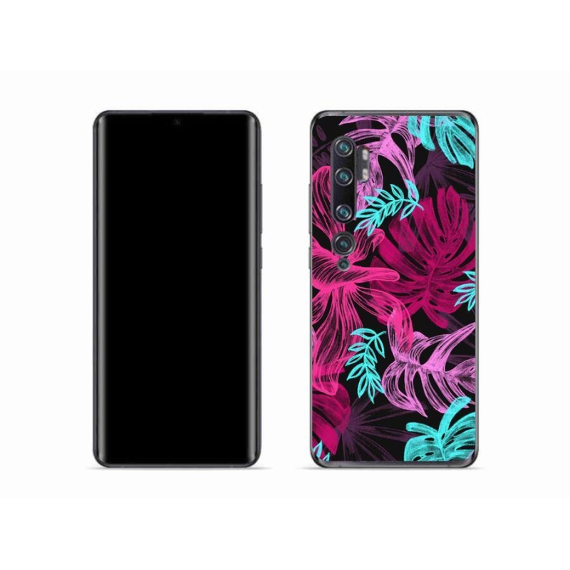 Gél borító mmCase a Xiaomi Mi Note 10 - virágok 1
