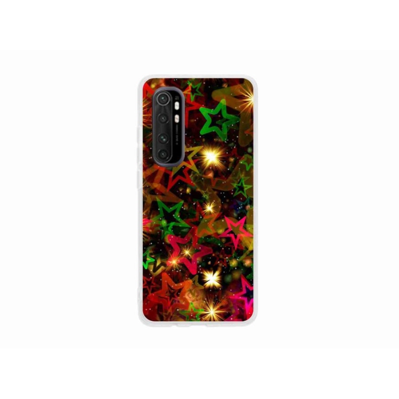 Gél borítás mmCase a Xiaomi Mi Note 10 Lite készülékhez - színes csillagok