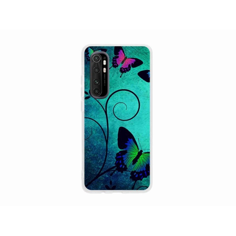 Gél borítás mmCase a Xiaomi Mi Note 10 Lite készülékhez - színes pillangók