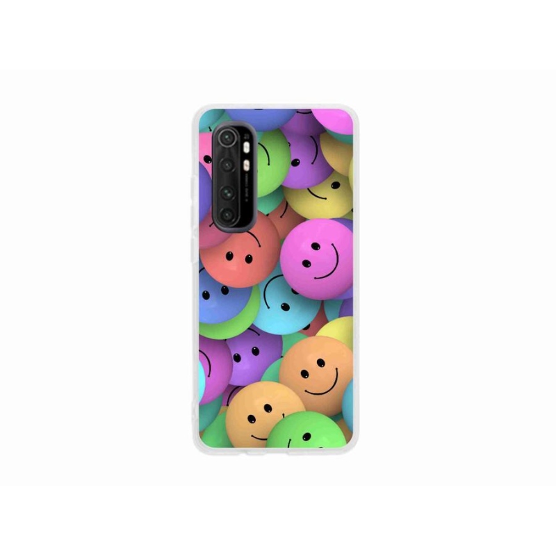 Gél borítás mmCase a Xiaomi Mi Note 10 Lite készülékhez - színes smiley-k