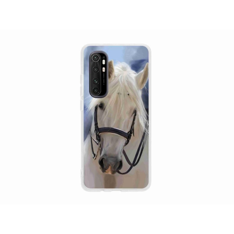 Gél borítás mmCase a Xiaomi Mi Note 10 Lite készülékhez - fehér ló