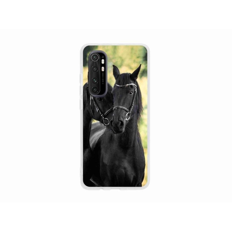 Gél borítás mmCase a Xiaomi Mi Note 10 Lite készülékhez - két fekete ló