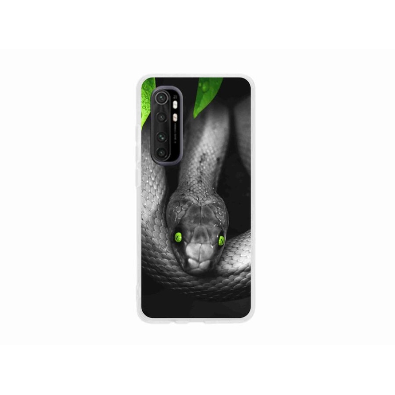 Zselés borítás mmCase a Xiaomi Mi Note 10 Lite készülékhez - kígyó