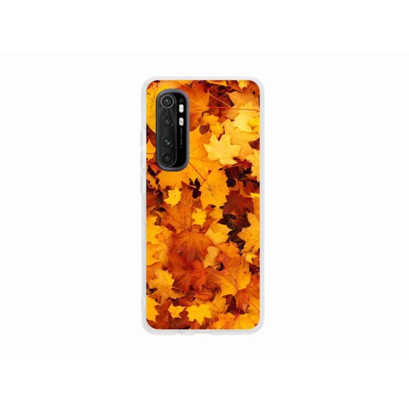 Gél borítás mmCase a Xiaomi Mi Note 10 Lite készülékhez - juharlevelek