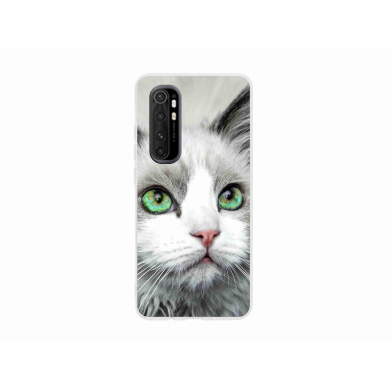 Gél borítás mmCase a Xiaomi Mi Note 10 Lite készülékhez - macska nézet