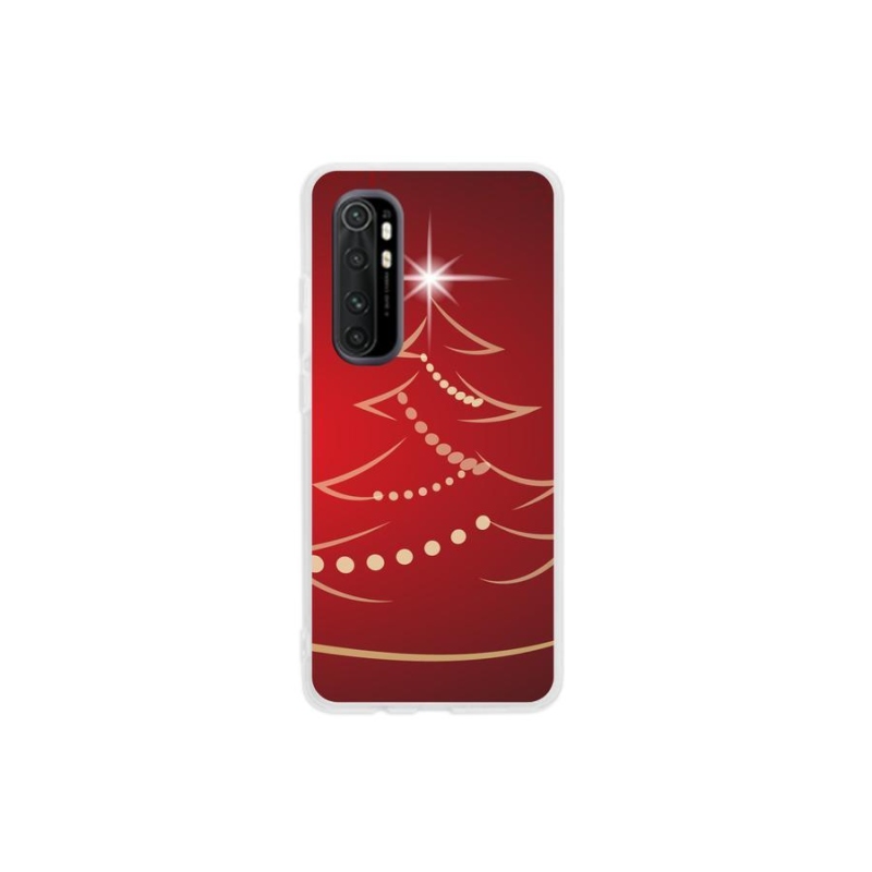 Gél borítás mmCase a Xiaomi Mi Note 10 Lite készülékhez - karácsonyfa karikatúra