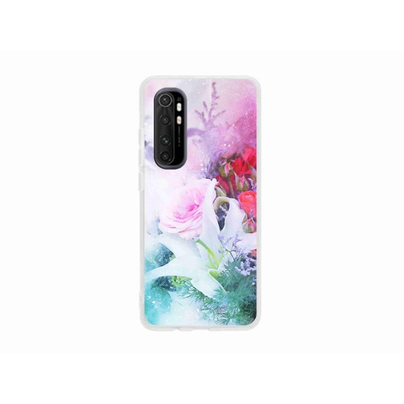 Gél borítás mmCase a Xiaomi Mi Note 10 Lite készülékhez - virágok 4