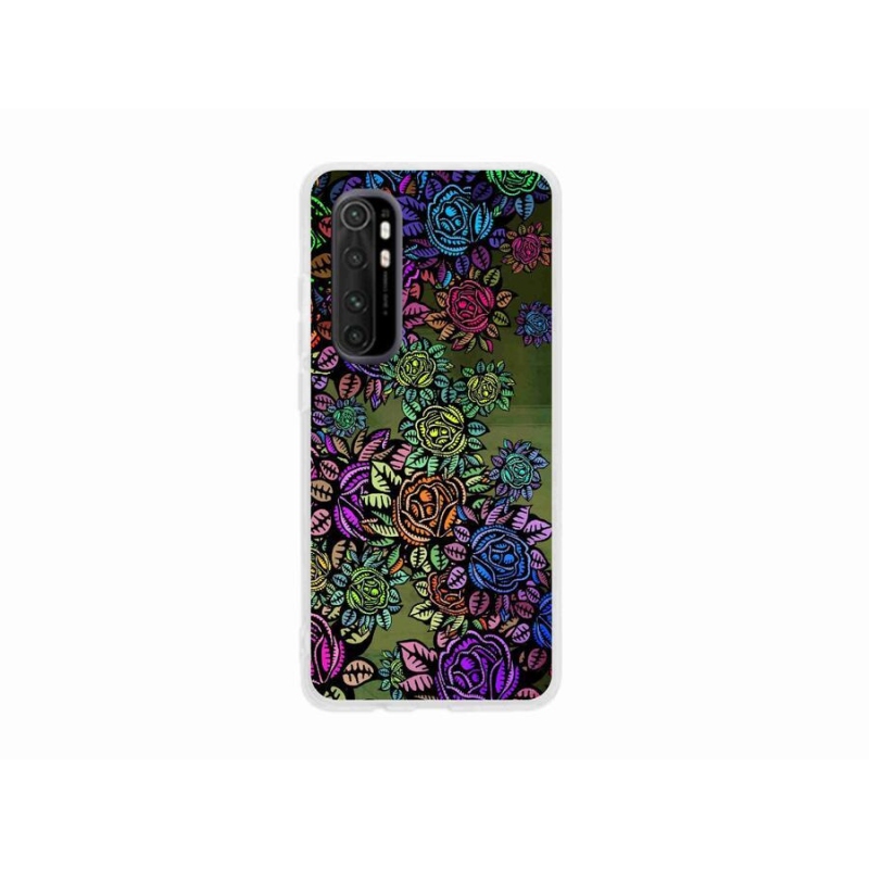 Gél borító mmCase a Xiaomi Mi Note 10 Lite készülékhez - virágok 6