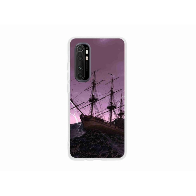 Gél borítás mmCase a Xiaomi Mi Note 10 Lite készülékhez - hajó a viharban