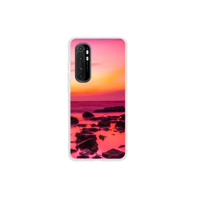 Gél borítás mmCase a Xiaomi Mi Note 10 Lite készülékhez - tenger és ragyogás