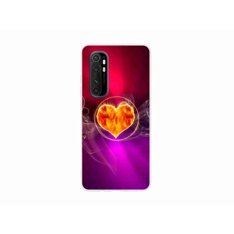 Gél borítás mmCase a Xiaomi Mi Note 10 Lite készülékhez - tüzes szív