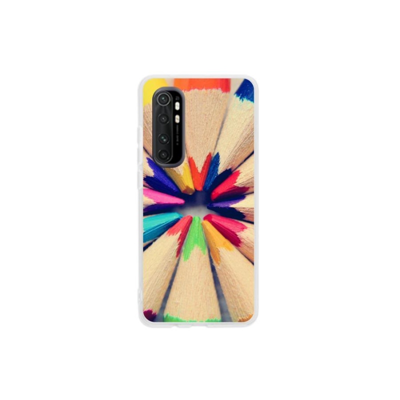 Gél borító mmCase a Xiaomi Mi Note 10 Lite készülékhez - zsírkréták