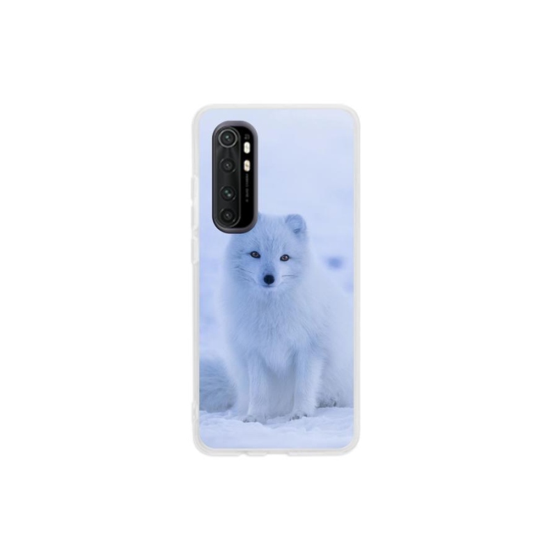 Gél borítás mmCase a Xiaomi Mi Note 10 Lite készülékhez - polár róka