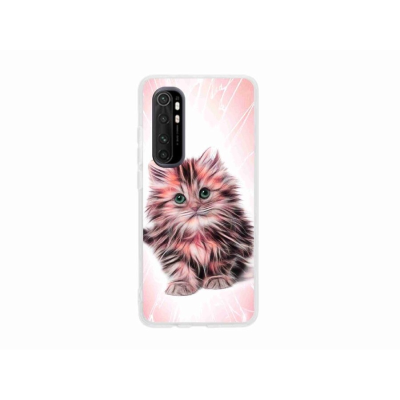 Gél borítás mmCase a Xiaomi Mi Note 10 Lite készülékhez - aranyos cica