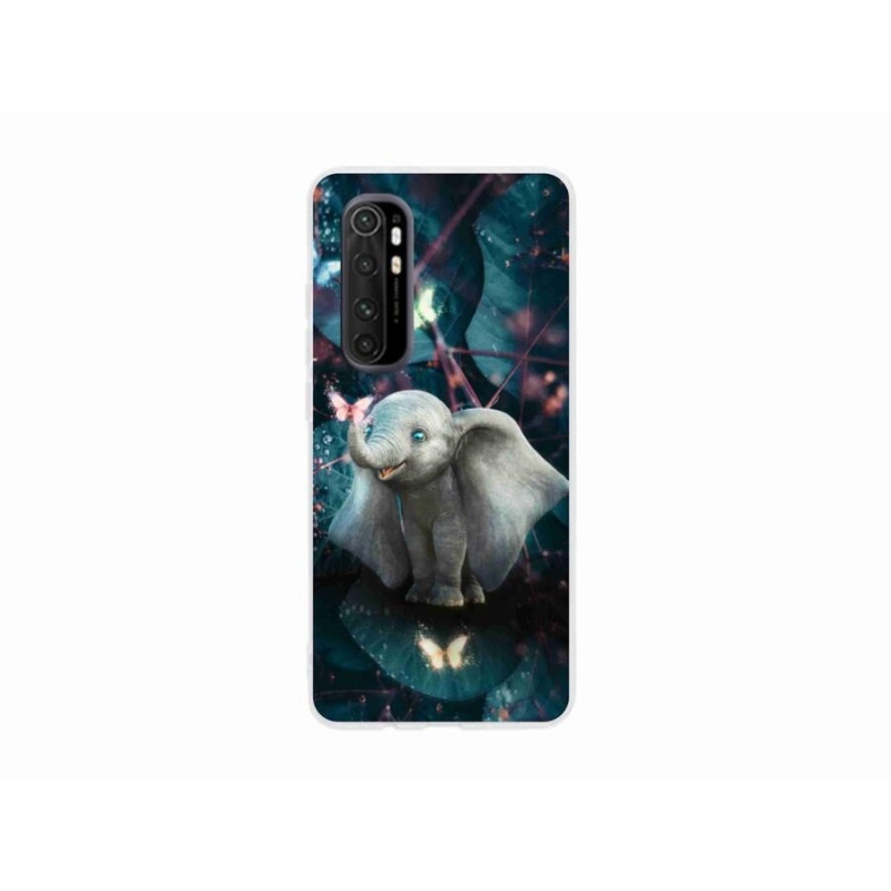 Gél borítás mmCase a Xiaomi Mi Note 10 Lite készülékhez - aranyos elefánt