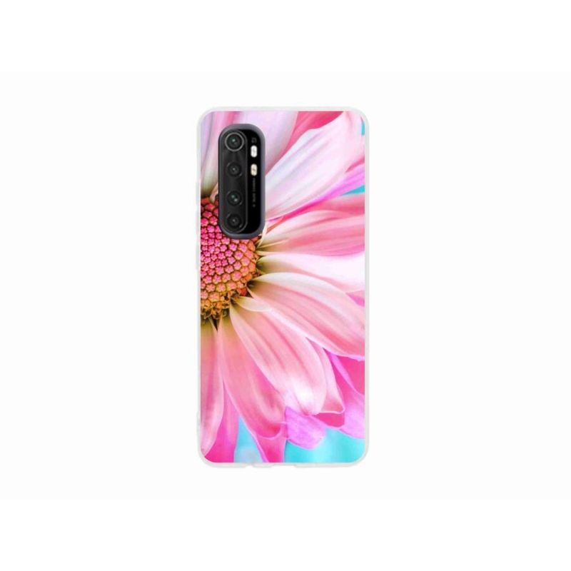 Gél borítás mmCase a Xiaomi Mi Note 10 Lite készülékhez - rózsaszín virág