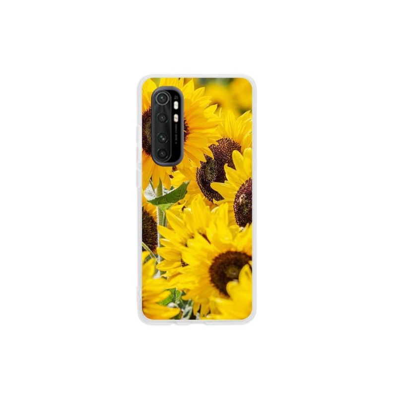 Gél borítás mmCase a Xiaomi Mi Note 10 Lite készülékhez - Napraforgó