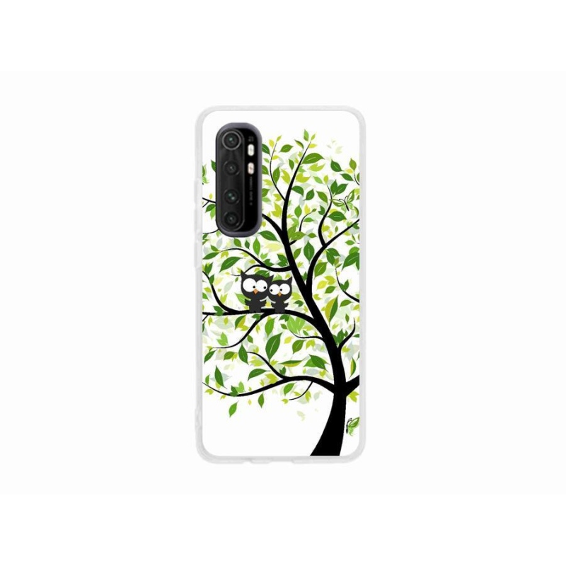 Gél borítás mmCase a Xiaomi Mi Note 10 Lite készülékhez - baglyok a fán