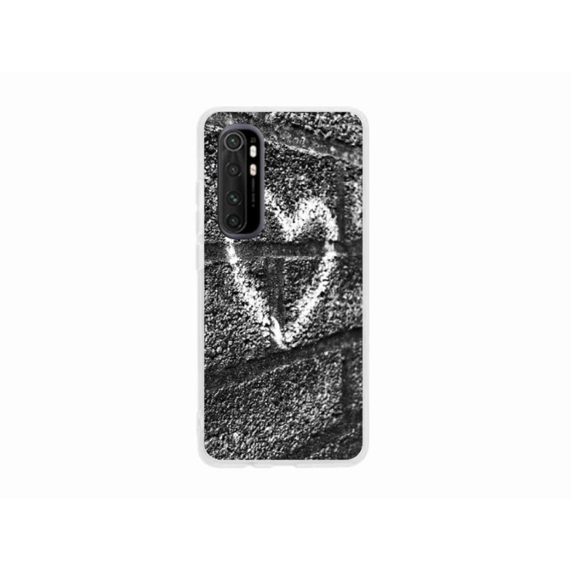 Gél borítás mmCase a Xiaomi Mi Note 10 Lite készülékhez - szív a falon