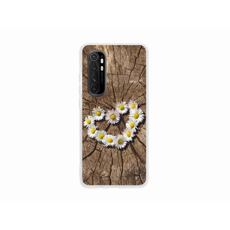 Gél borítás mmCase a Xiaomi Mi Note 10 Lite készülékhez - százszorszépek szíve